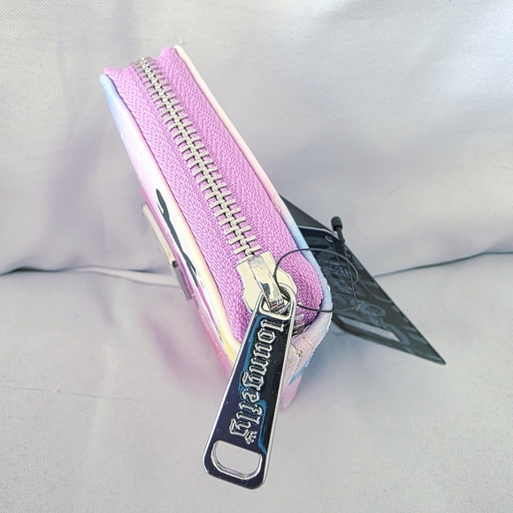 Disney Loungefly Mickey Minnie Mouse Constellation Zip Wallet Pastel New - Picture 6 of 10